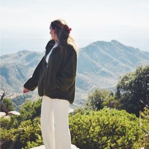 Army Green Fleece Jacket